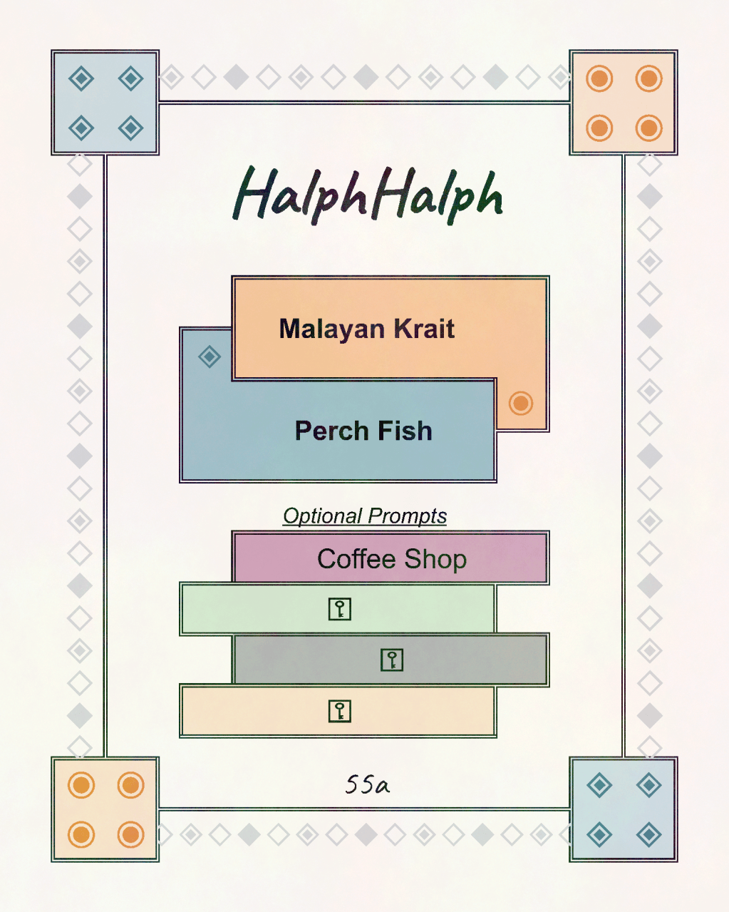 Prompt:Malayan Krait Perch&nbsp;Fish