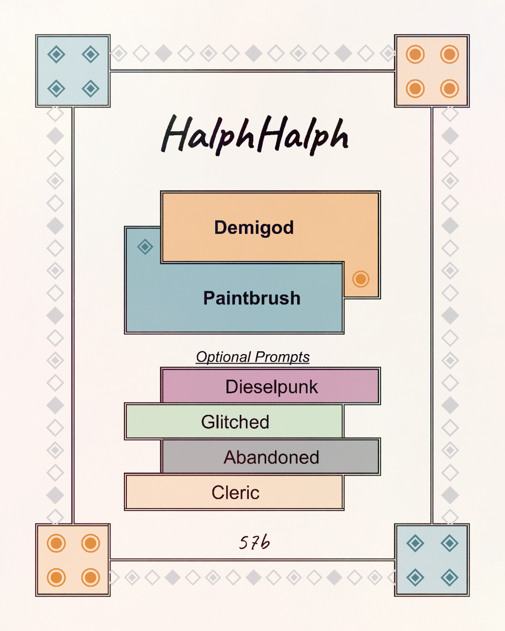 Prompt:Demigod Paintbrush